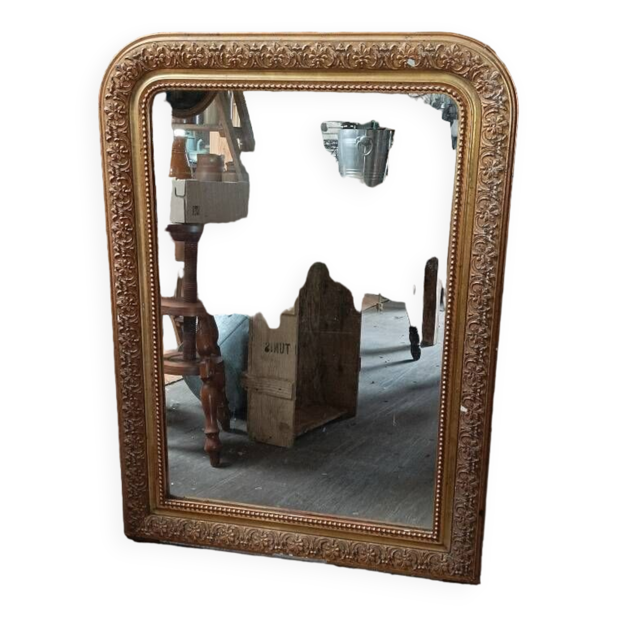 Mirror in wood 104x74cm