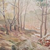 Nature painting table