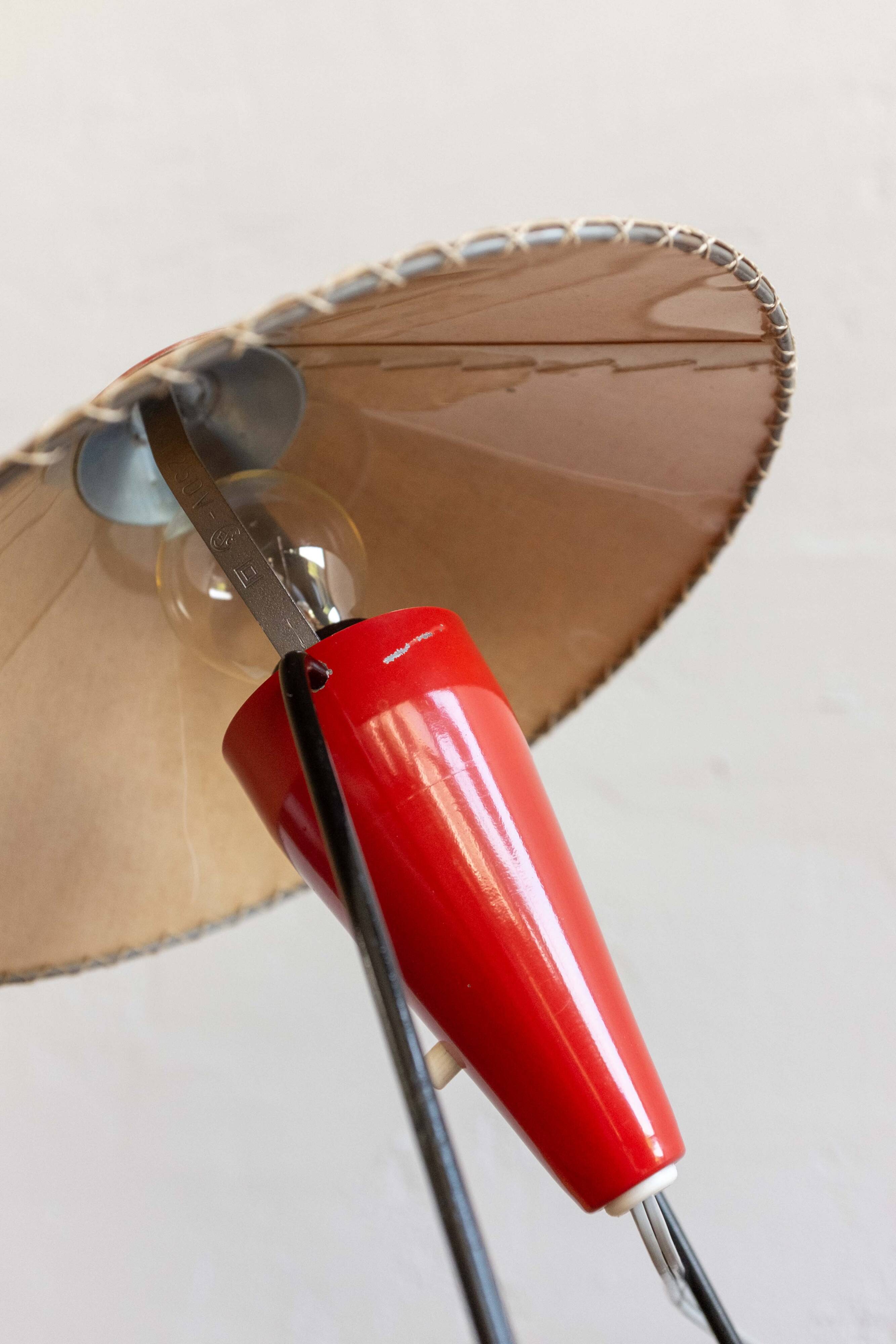 Mid Century Czech Table Lamp by Helena Frantova for Okolo, 1950s