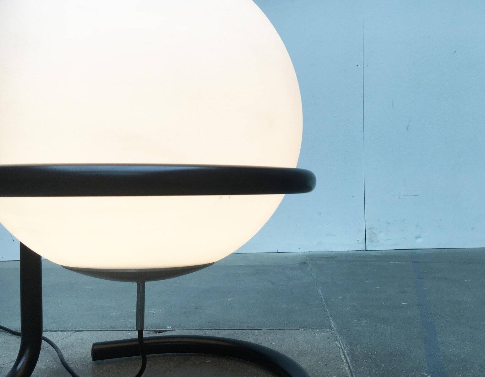 Vintage space age globe floor lamp