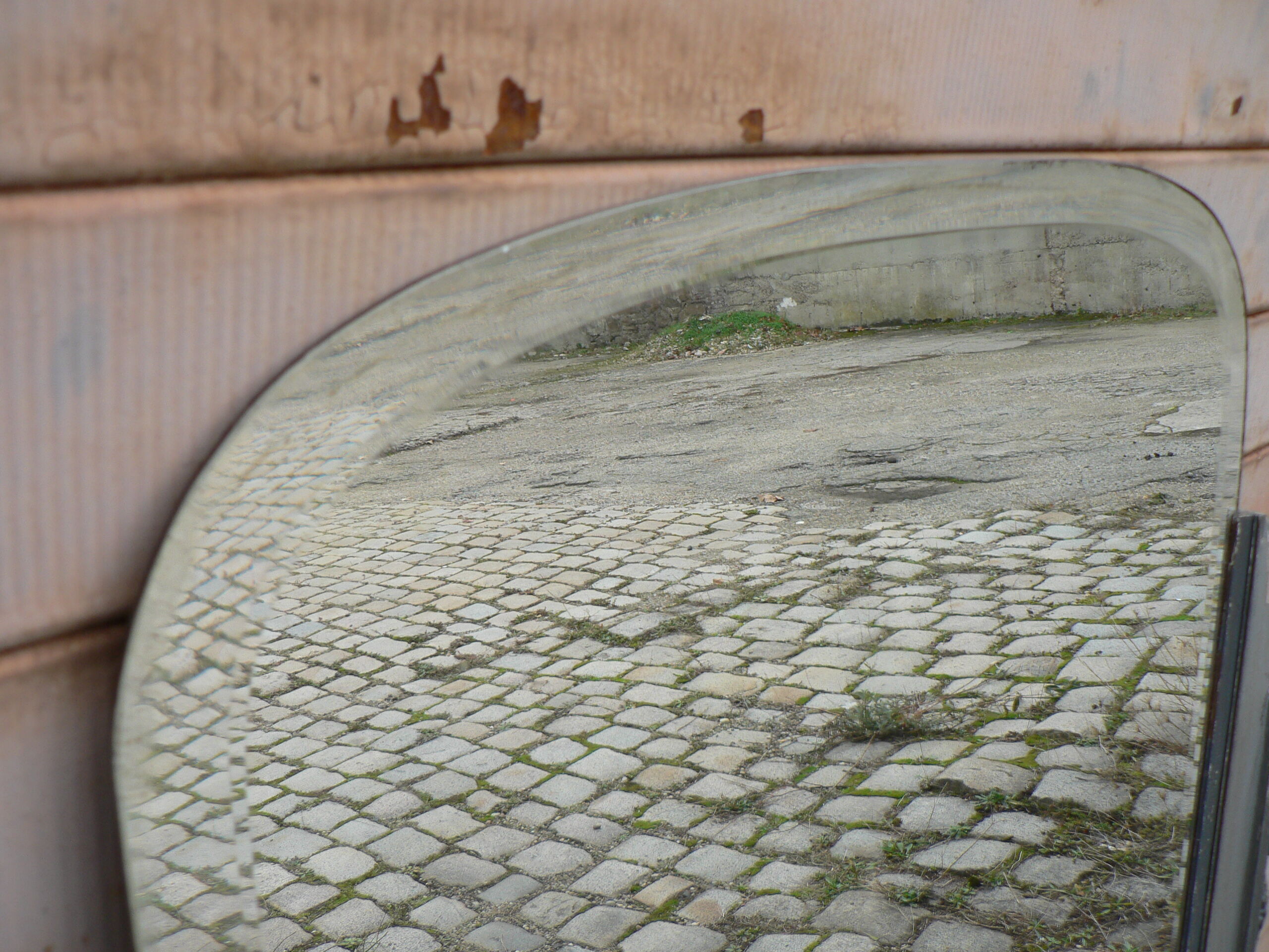 Mirror beveled chimney skated 1925 - 86 x 129 cm