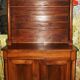 Sideboard with half-columns in walnut, Empire period.