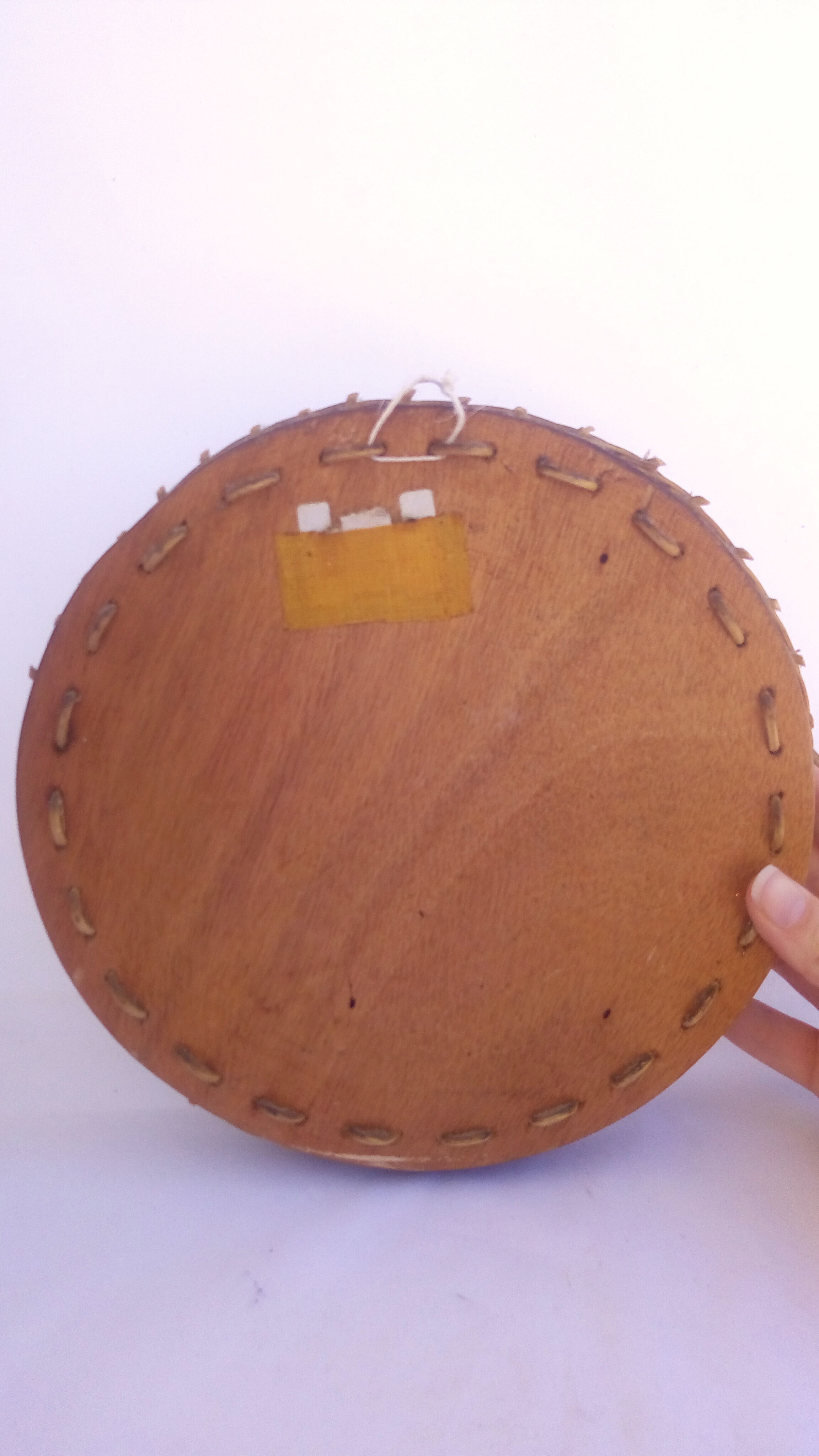 Mirror 20cm braided rattan