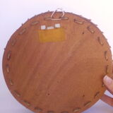 Mirror 20cm braided rattan