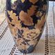 Limoges vase in blue and gold