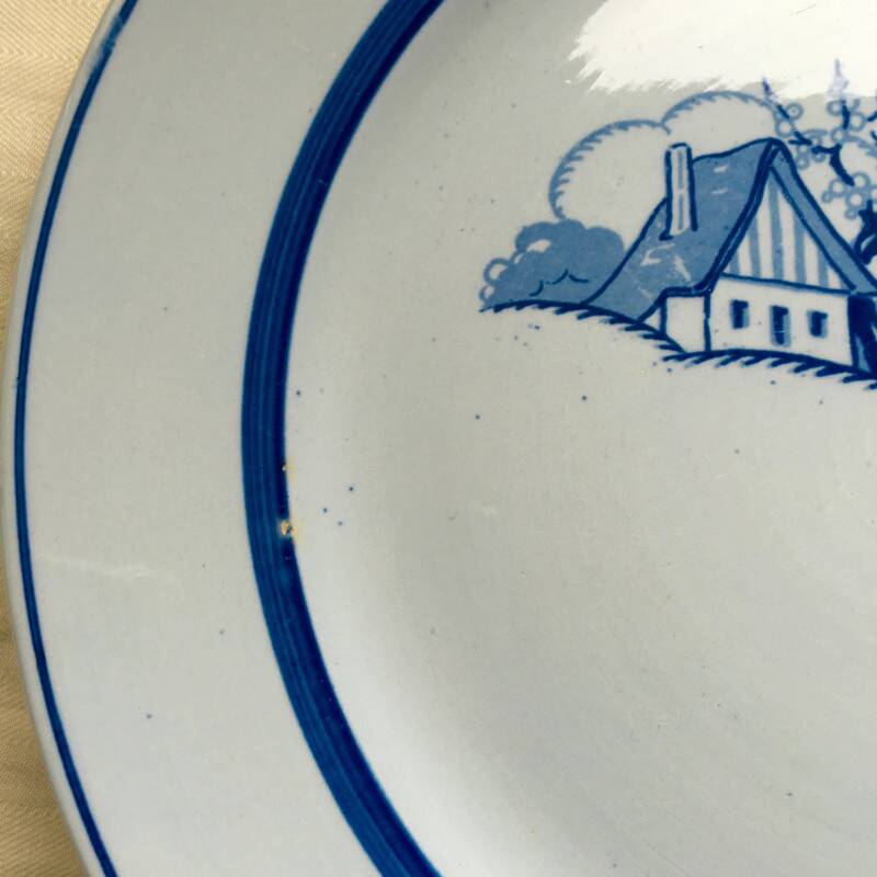 Assiette vintage Sarreguemines Aubépine