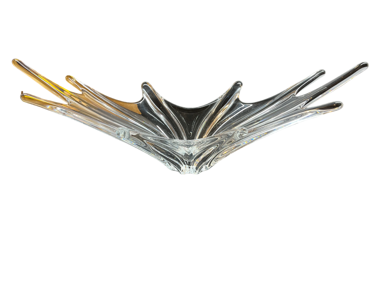 Large vintage cut crystal Baccarat 50s