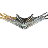 Large vintage cut crystal Baccarat 50s