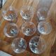 8 mismatched vintage champagne coupes