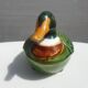 Earthenware duck signed Michel Caugant