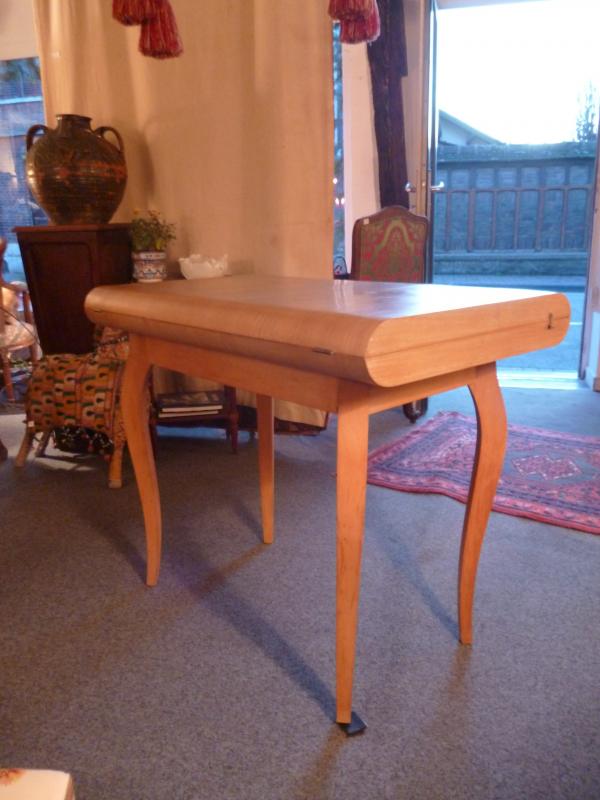 Table console extensible année 50 design