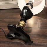 Lacquered wood lamp style Napoleon III