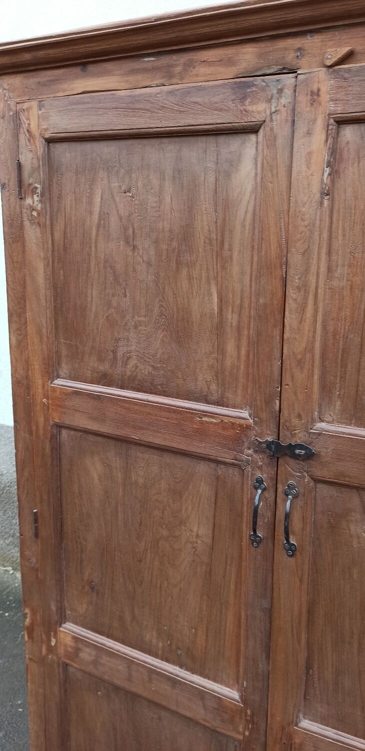 Old wooden wardrobe