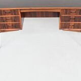Svend Aage Madsen writing desk in rosewood H.P. Hansen Denmark 1960