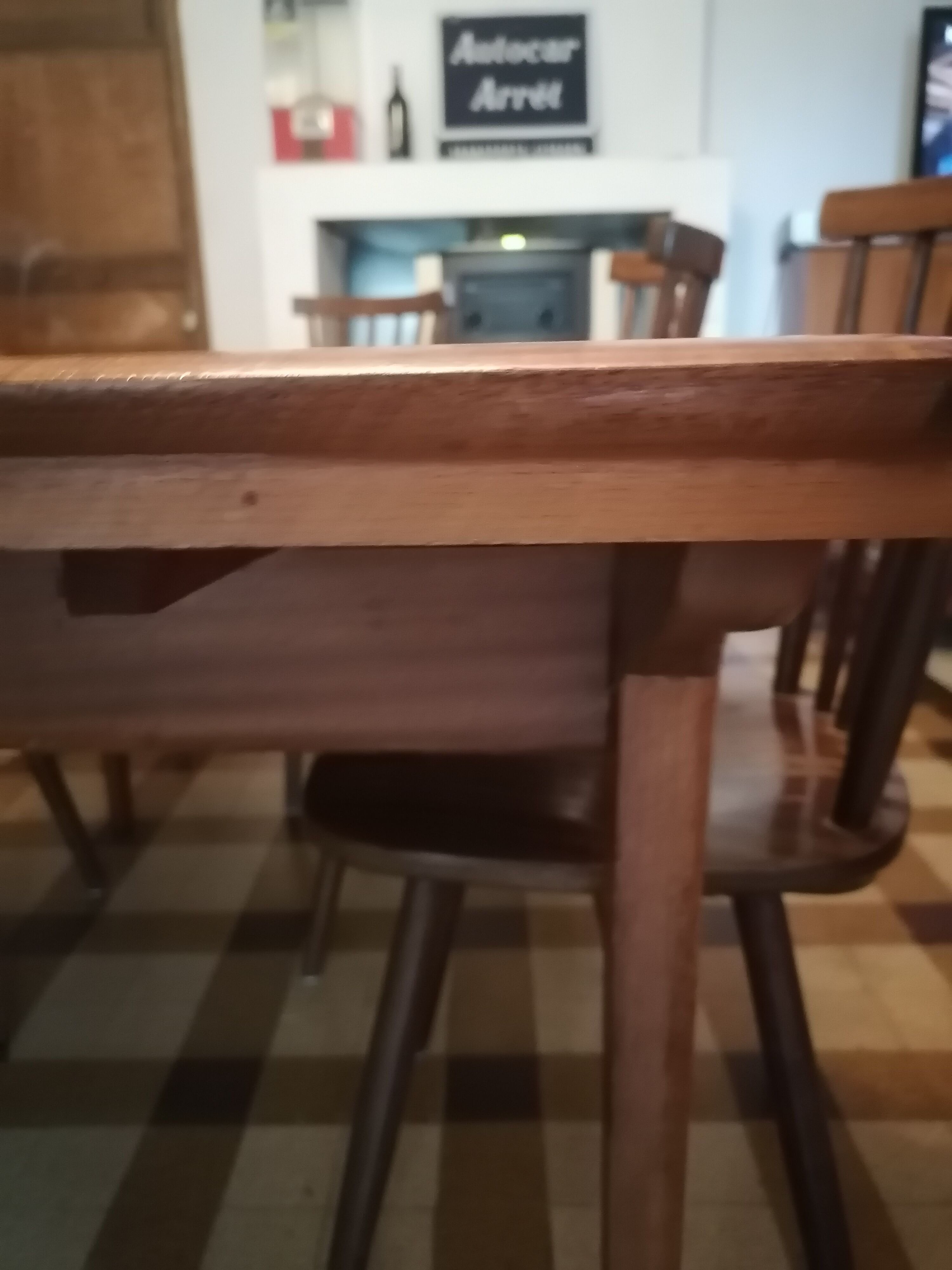 Teak 1960 scandinavian style dinning table