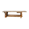 Workbench in oak and beech xviiith , 3 meters