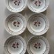 Assiettes creuses en porcelaine  Badonviller