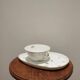 Limoges porcelain cup and tray: a selfish one