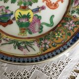 Vintage decorative plate in Chinese porcelain