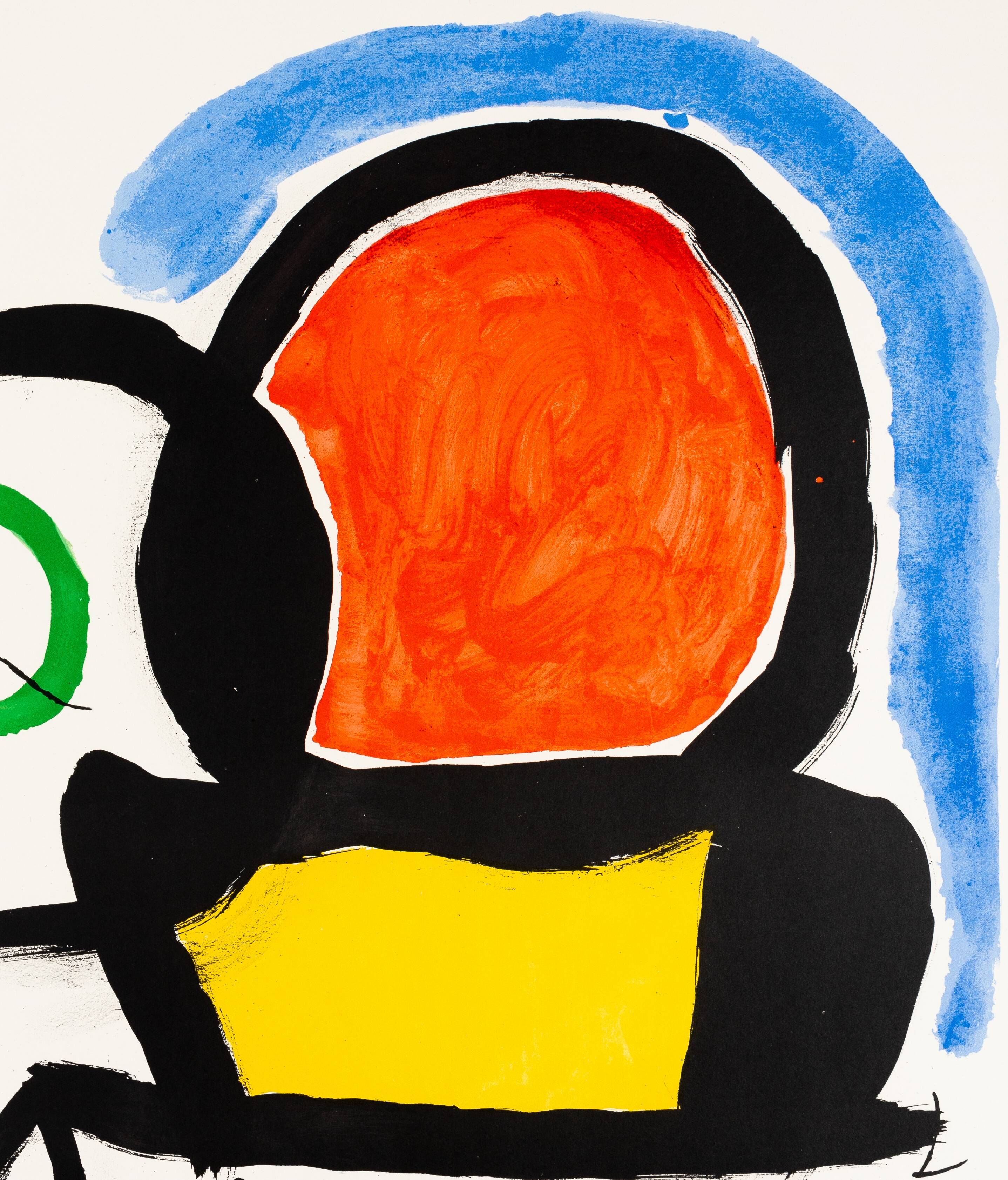 Joan miro: sala gaspar 1970, poster in original signed lithograph