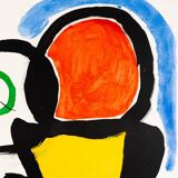 Joan miro: sala gaspar 1970, poster in original signed lithograph