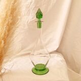 Green Art Deco decanter