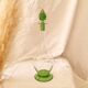 Green Art Deco decanter