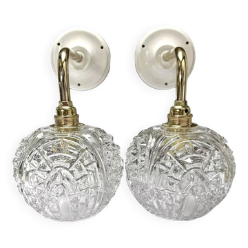 Paire d’appliques murales vintage