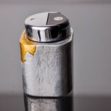 Brutalist lighter by Art3, Brass and aluminum, 1970, Spain