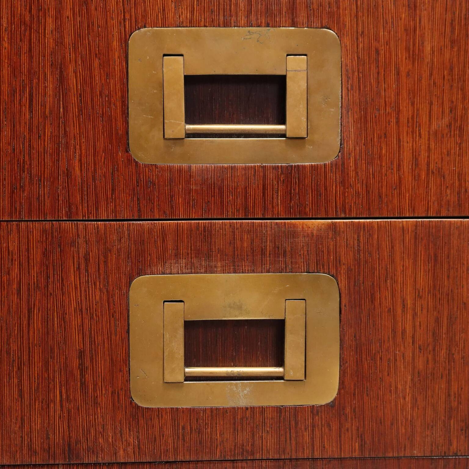 Paire de tables de chevet vintage design Ico Parisi Italie années 1960