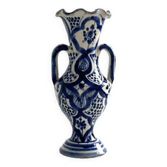 Hand painted North African style vase.