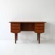 Freestanding Danish teak desk, 1950s/60s