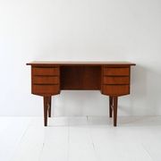 Bureau indépendant en teck danois, années 1950/60