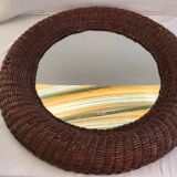 Old round mirror