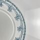 Set de 4 assiettes plates St Amand, vers 1930