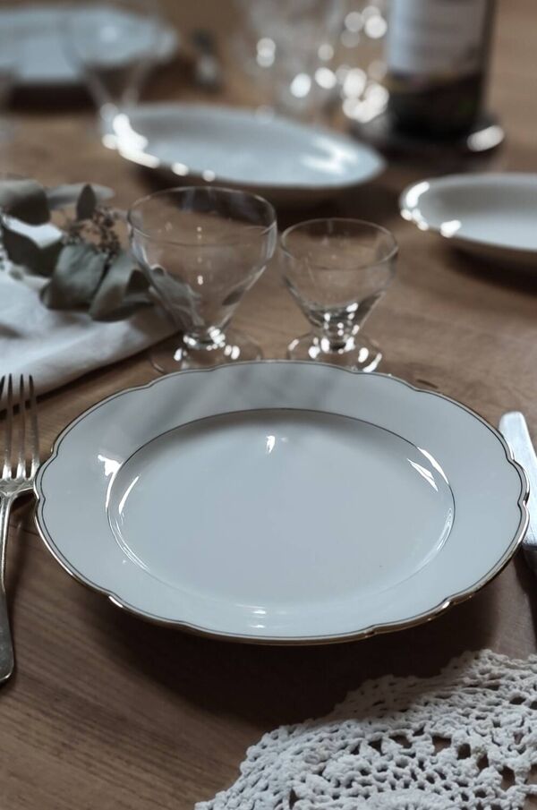 Service 14 pièces verres art déco