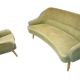 Set couch ARC EGG and a 50/60s Chair vintage