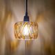 Amber blown glass suspension