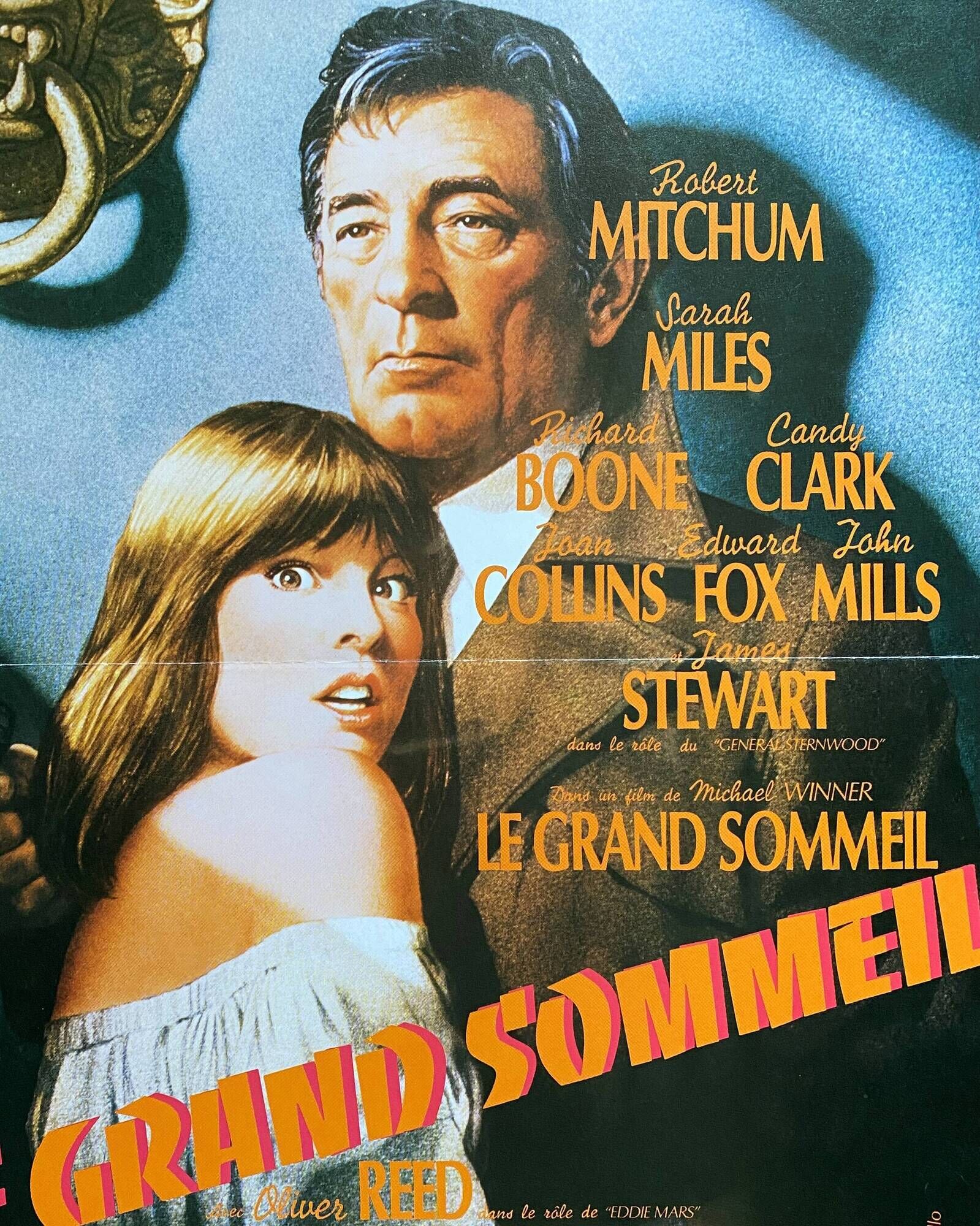 Original movie poster The Big Sleep  Robert Michum 1978
