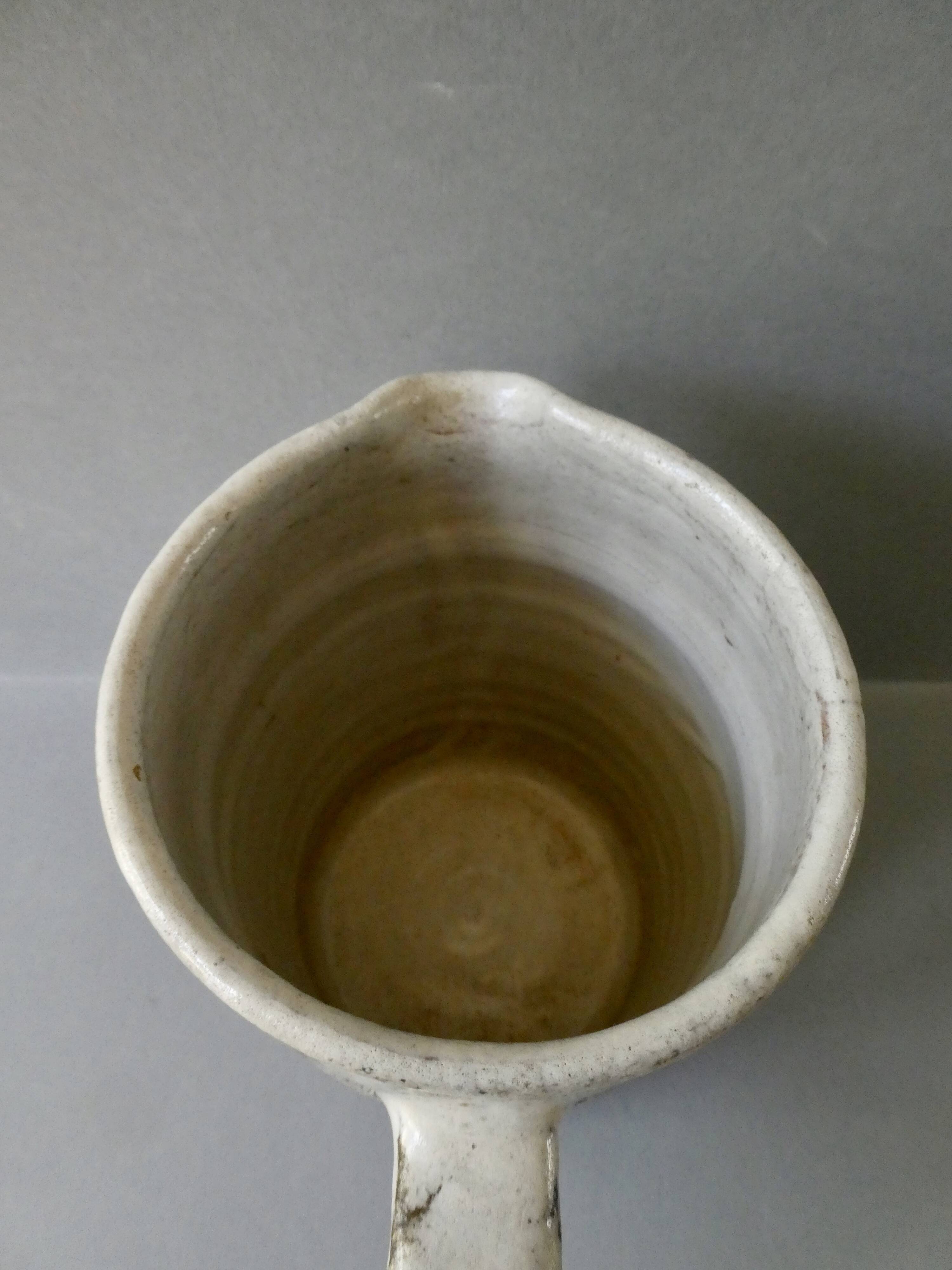 Vallauris ceramic pitcher, Le Murier