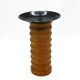 1960s modernist wooden candlestick, Germany
