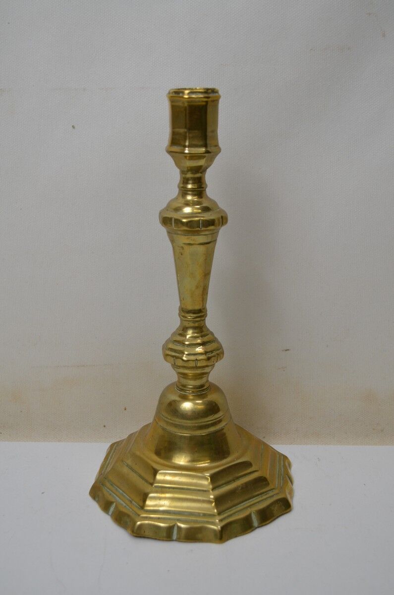 Pair of torches - Bronze chandeliers base with sides
