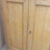 Raw wooden cabinet