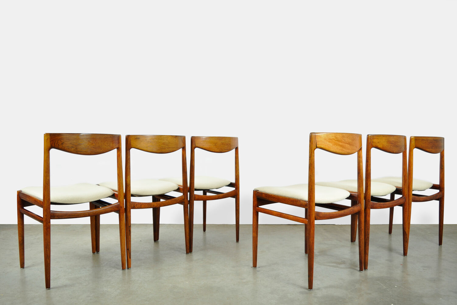 Set of 6 vintage diningchairs by Lübke (Interlübke), Germany 1960s