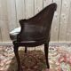 Fauteuil de bureau de style Louis XV canné