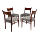 Ensemble de 4 chaises SA10 par Cees Braakman pour Pastoe, années 1960.