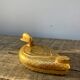 Golden lacquered wooden duck from Burma mid-twentieth forming a box