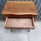 Side table - Hairdresser - Worker - small solid wood accent table