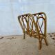 Rattan magazine rack