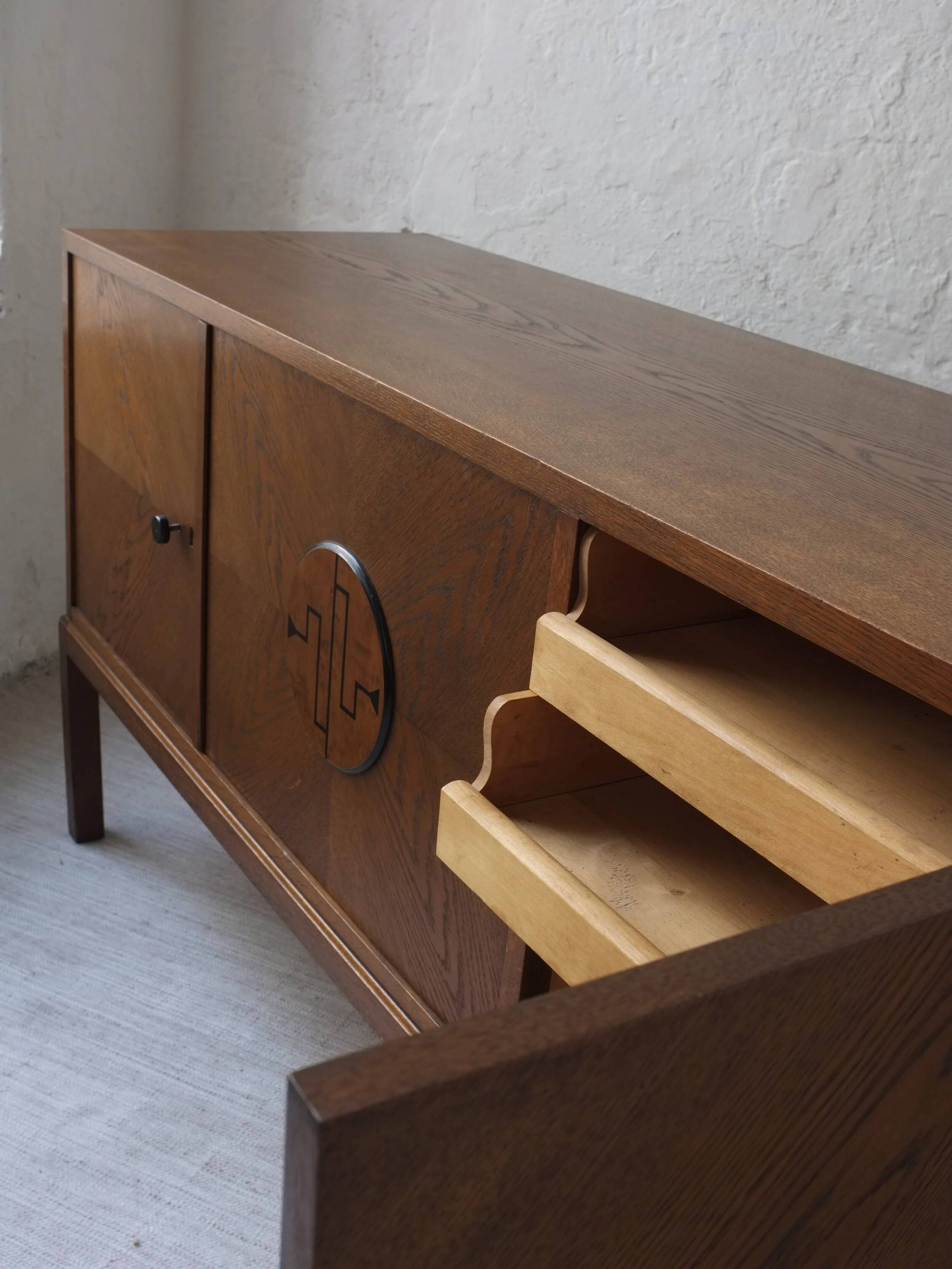 Buffet suédois moderne en chêne | Années 1930